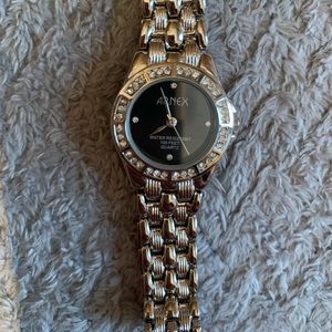 Arnex Watch w/diamond bezel